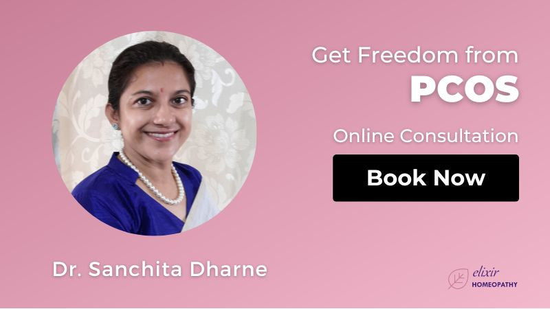 PCOS homeopathic treatment. Book online consultation with Dr. Sanchita Dharne.