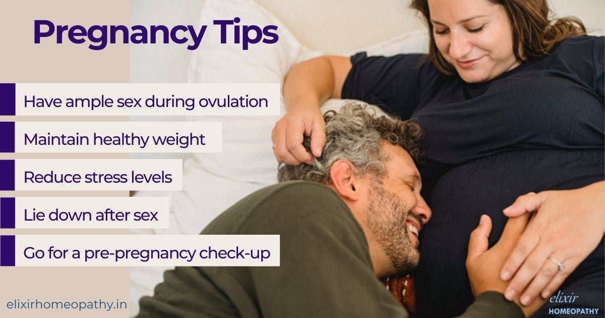 Top five pregnancy tips. Answer on how to get pregnant faster?