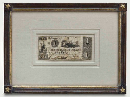 Fifty Dollars: Republic of Texas 1840 – The Antiquarium Antique