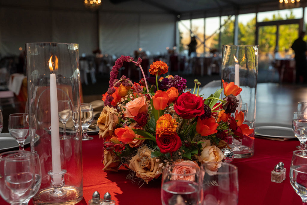 Dan and Riccardo Wedding Reception Flowers