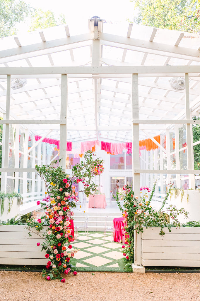 Loose Ends Bash Flower Installation at White Greenhouse