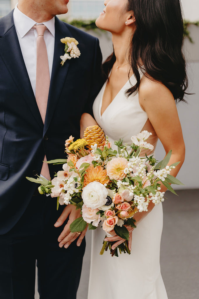 Lilly and Mark Wedding Bridal Bouquet