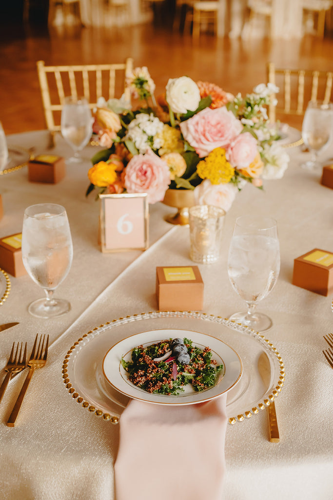 Lilly and Mark Wedding Reception Flowers