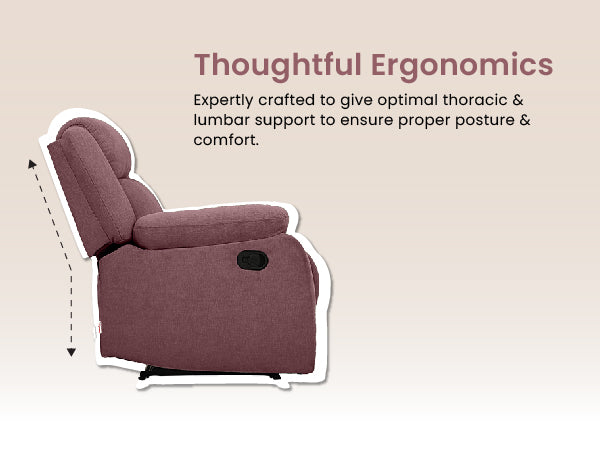 Superior Ergonomics Expertly crafted to give optimal thoracic & lumbar support to ensure proper posture and comfort.