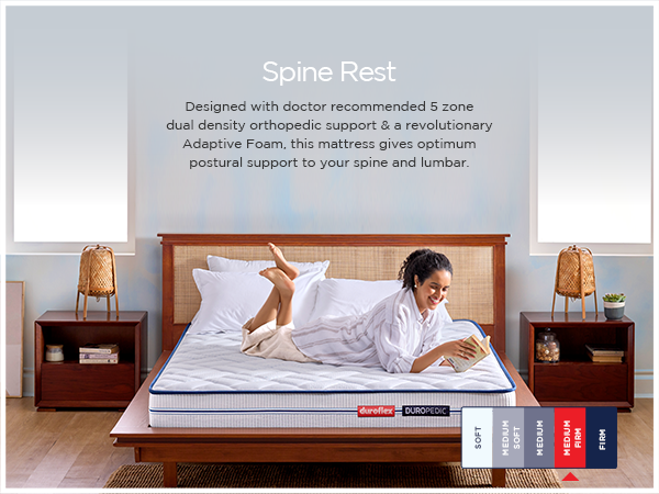 Duropedic - Experience the Duropedic mattress range, endorsed by the National Health academy and scientifically tested for great orthopedic support. This innovative range features a 5 zone full body support system that provides comfort to 5 crucial pressure zones in the body, correcting your posture, aligning your spine, and relieving back & joint pain.