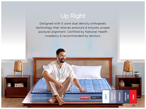 Duropedic - Experience the Duropedic mattress range, endorsed by the National Health academy and scientifically tested for great orthopedic support. This innovative range features a 5 zone full body support system that provides comfort to 5 crucial pressure zones in the body, correcting your posture, aligning your spine, and relieving back & joint pain.