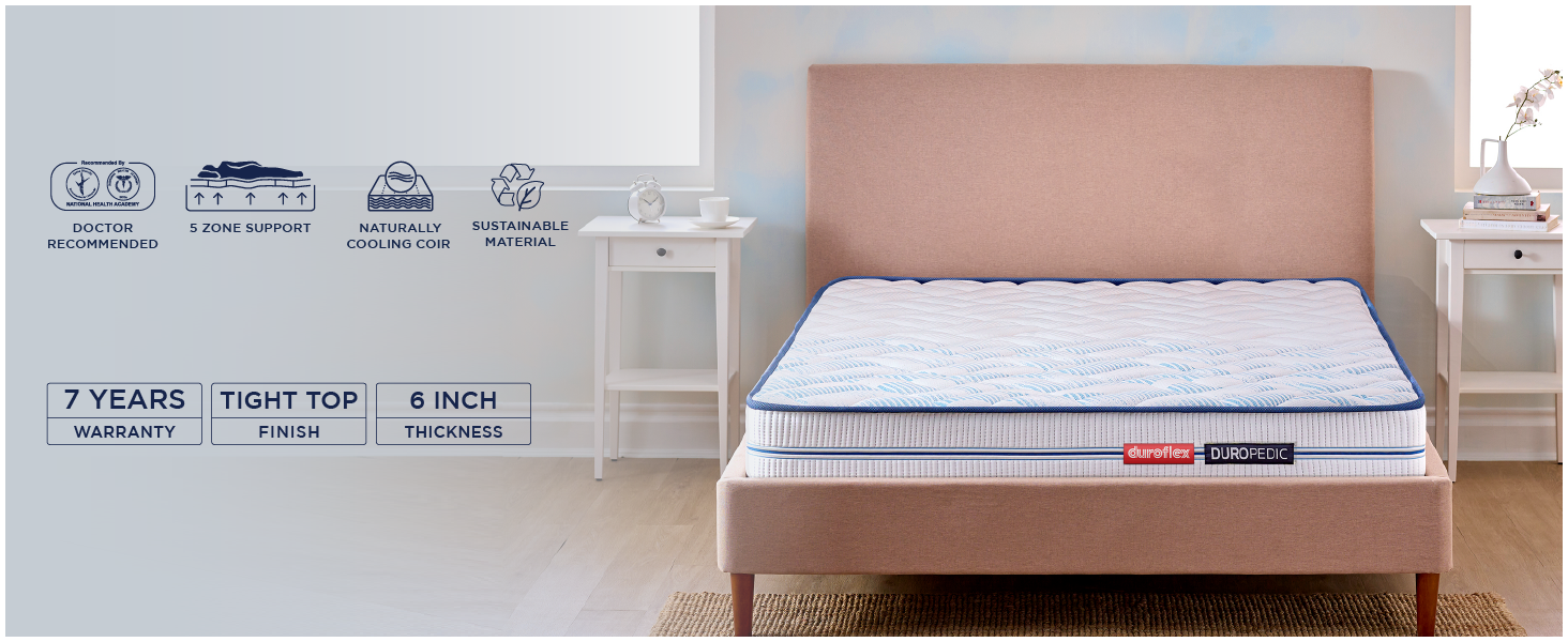 Backmagic- An orthopedic coir mattress that offers a high degree of back support. With perfect spinal alignment, this mattress is recommended by orthopedists. And used by Virat Kohli during ICC World Cup 2023
