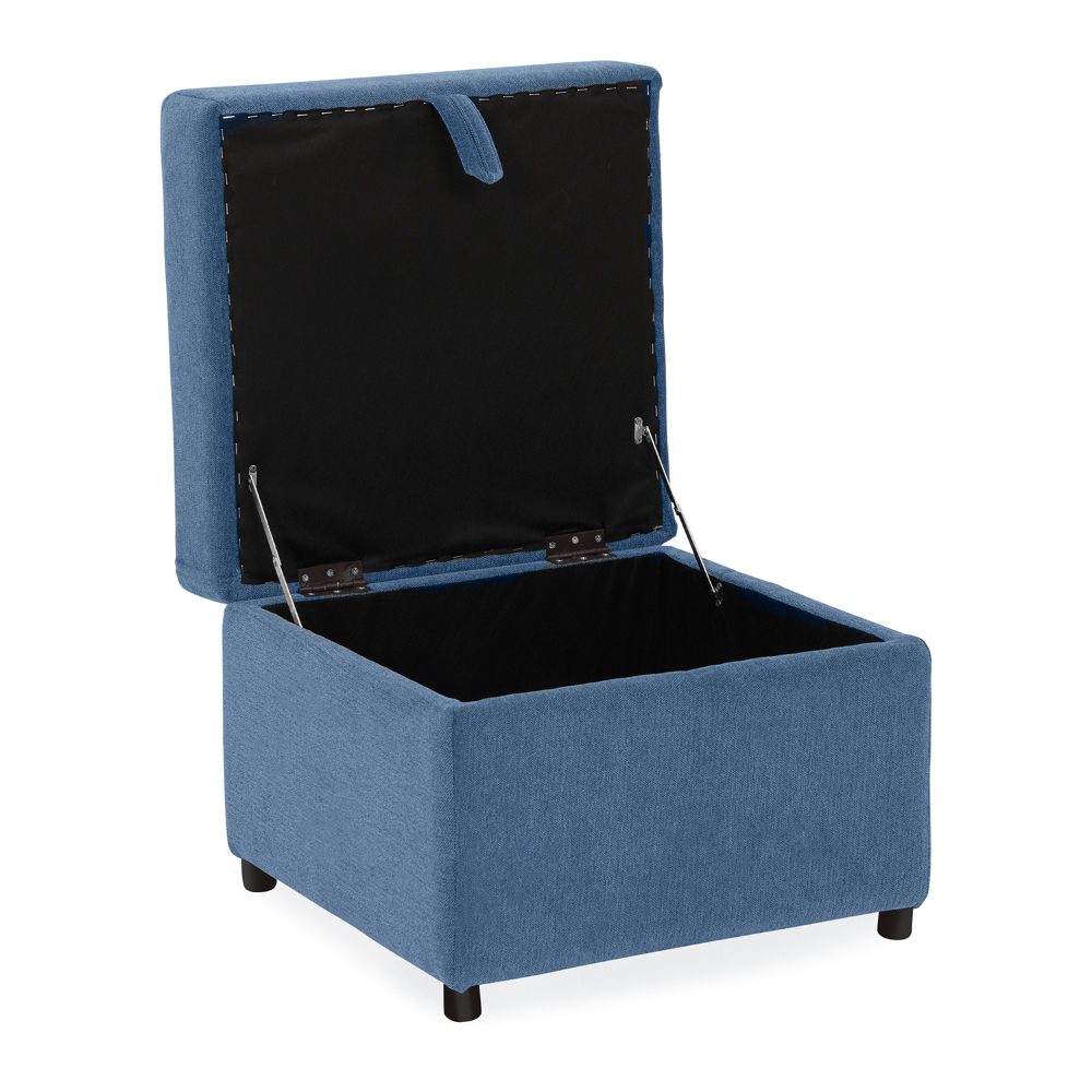 Twilight Blue Ottoman