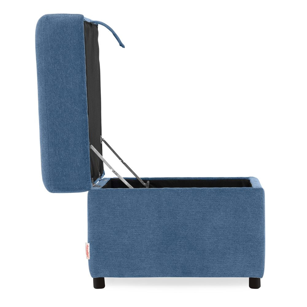 Twilight Blue Ottoman