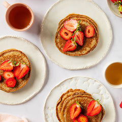 Des recettes de pancakes, source de fibres,  faciles à faire et à customiser