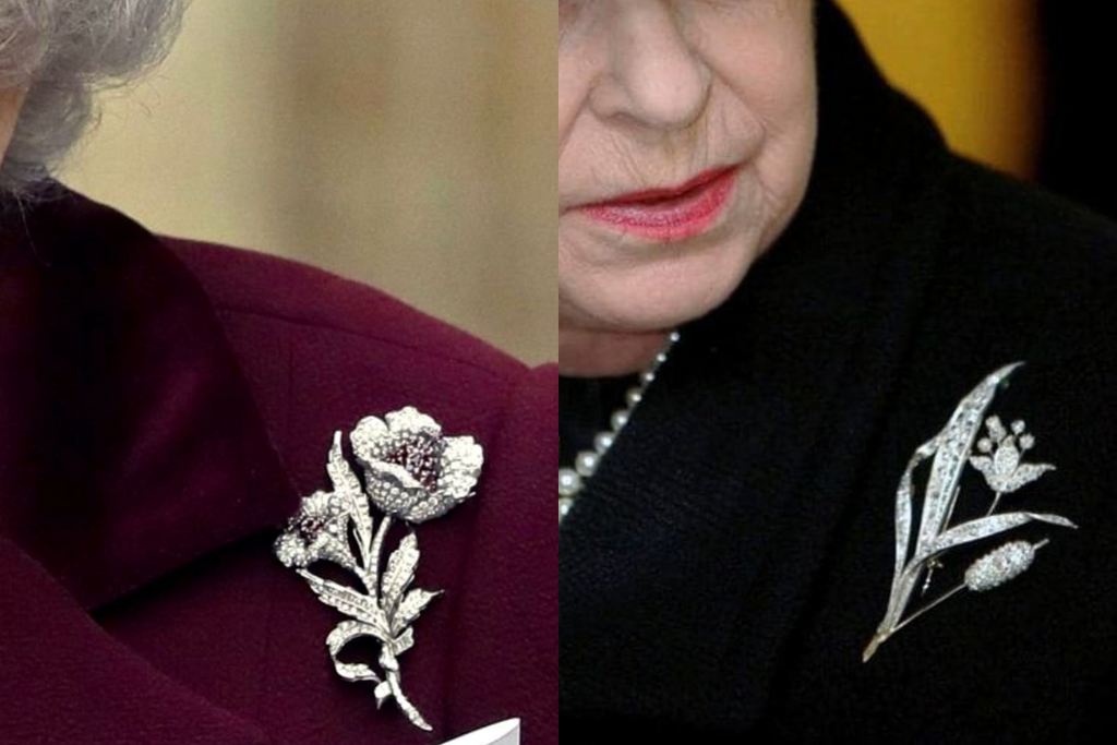 queen elizabeth fine jewelry brooch