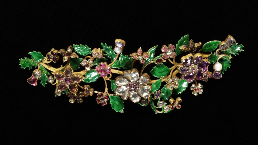 floral fine jewelry head ornament
