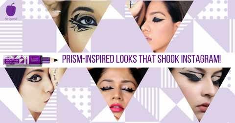 Prism-inspired eyeliner looks