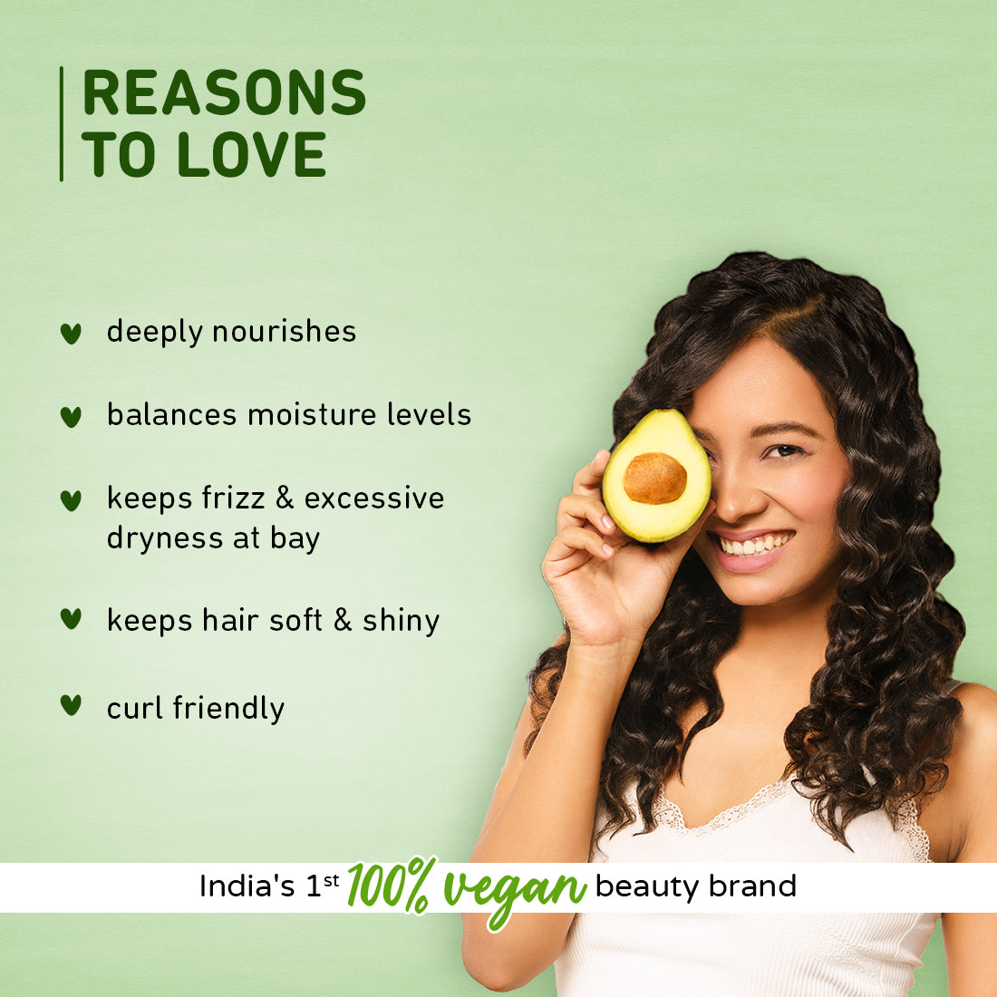 

Avocado & Argan Frizz Control Conditioner | With Avocado Oil, Argan Oil, Aloe Vera | For Curly, Wavy, Frizzy Hair | Silicone-Free and Paraben- Free | 100% vegan