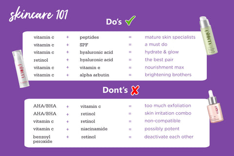 Skincare dos and donts