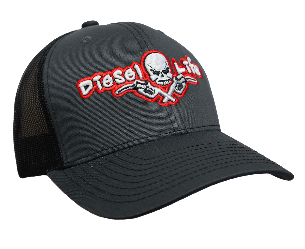 Diesel Snap Hat Charcoal/Red – Diesel Life®