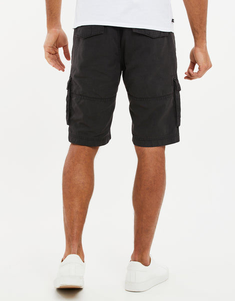 Men's Black Cargo Shorts – Threadbare