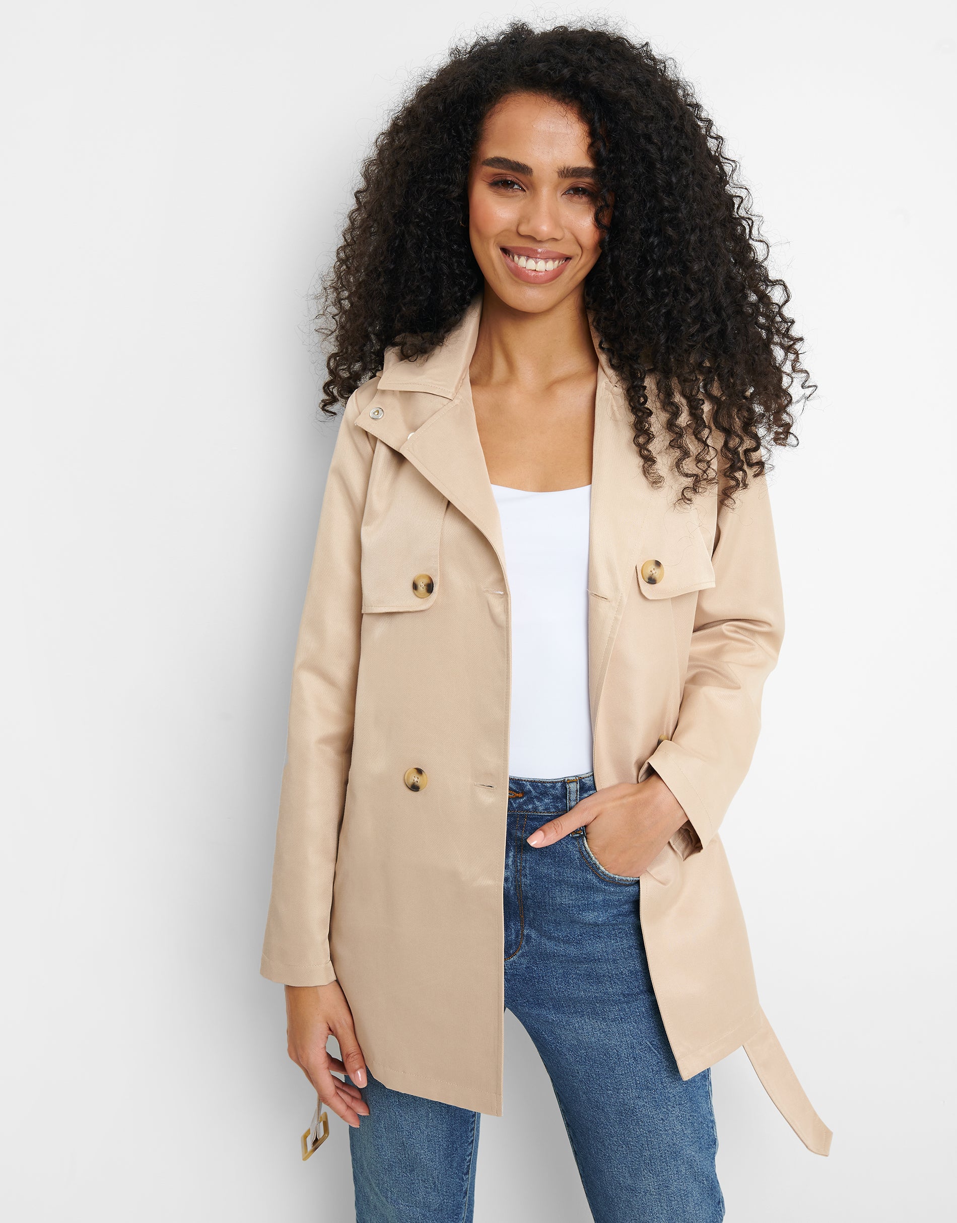 ladies summer trench coat