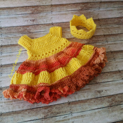 Crochet Baby Dress Pattern, Almost Free Crochet Pattern, Newborn Baby –  Cutie Outfits by Belle
