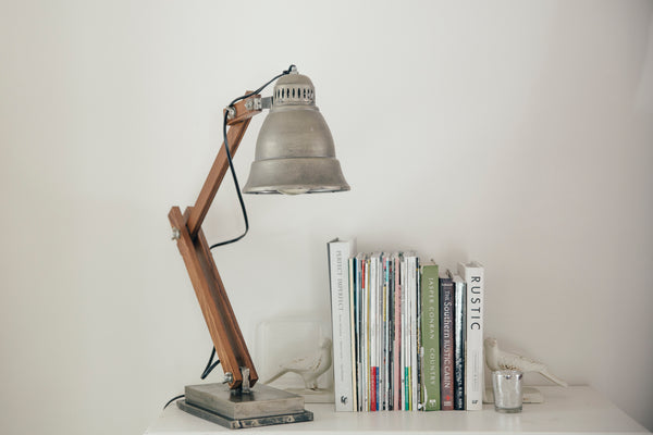 EonEarth : Lamp design of wood and metal representing sustainability intwined with Technology -