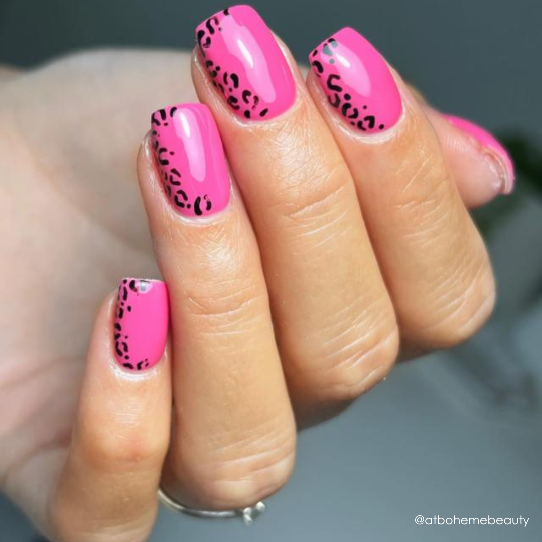 Leopard nail trend
