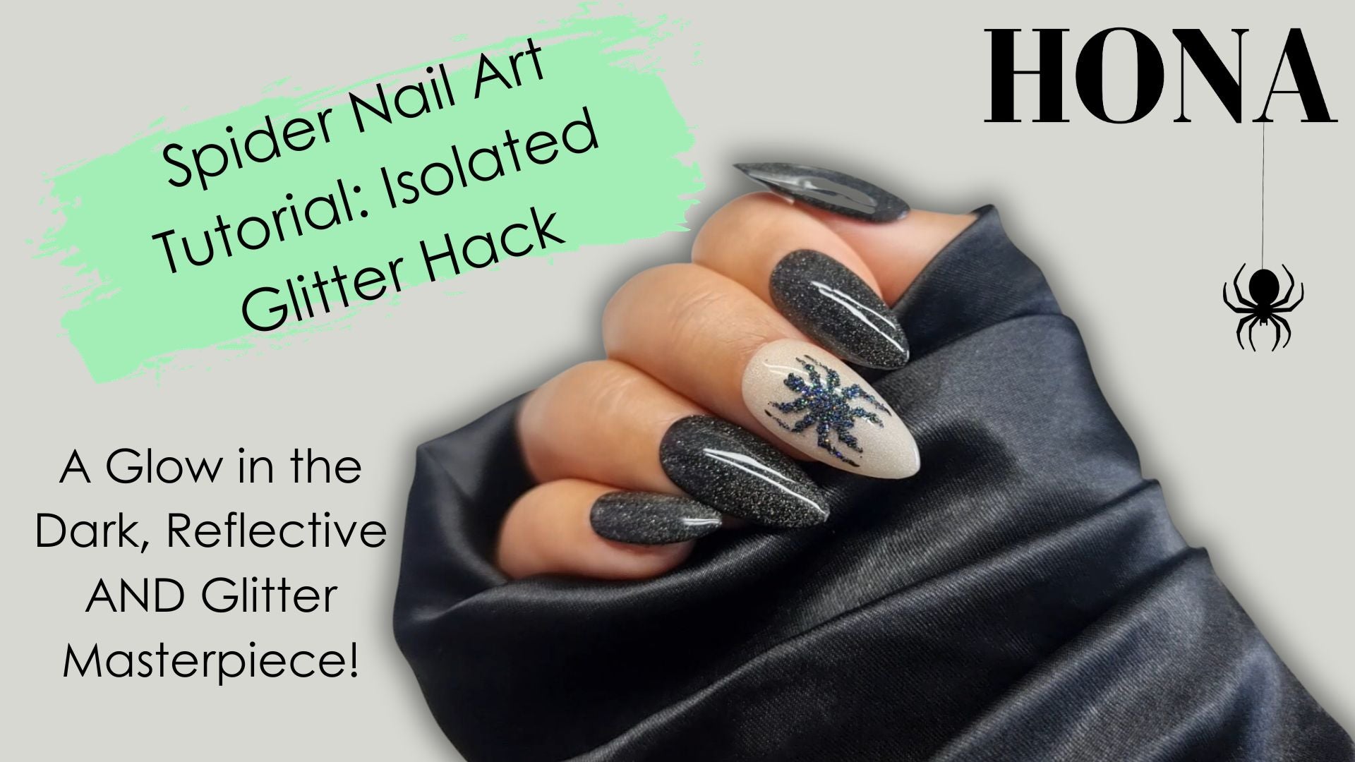 Spider Halloween Nail Tutorial