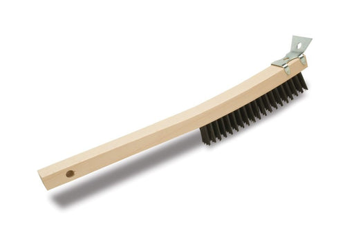 Long-handled Curved Grill Cleaning Brush - Felton Brushes