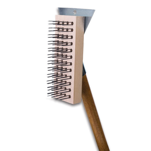 Oven Queen Grill Brush - Brass - The Malish Corporation