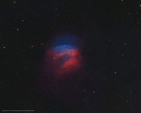 SH2-174 Nebulosa planetaria antigua en Ha & Oiii