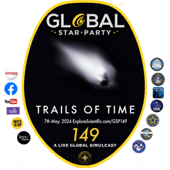 149TH GLOBAL STAR PARTY - TRAILS OF TIME