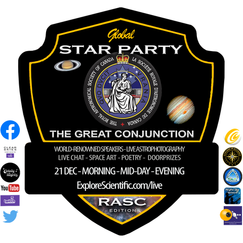 Global Star Party - The Great Conjonction - Co-organisé par la Royal Astronomical Society of Canada