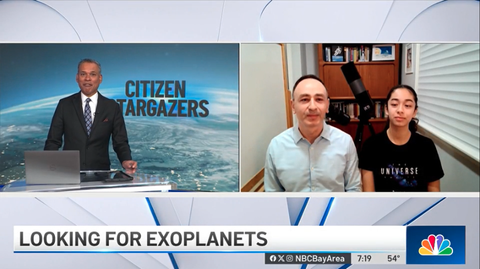 NBC Highlight on Unistellar Citizen Science