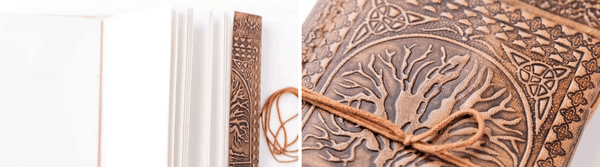 TREE OF LIFE EMBOSSED LEATHER JOURNAL