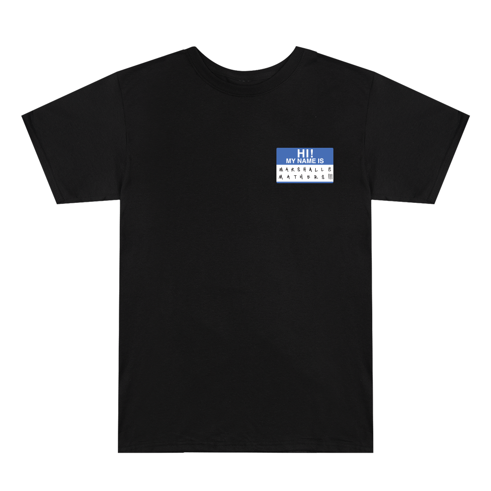 HI! MY NAME IS... BLUE NAME TAG T-SHIRT (REISSUE) – Official Eminem ...