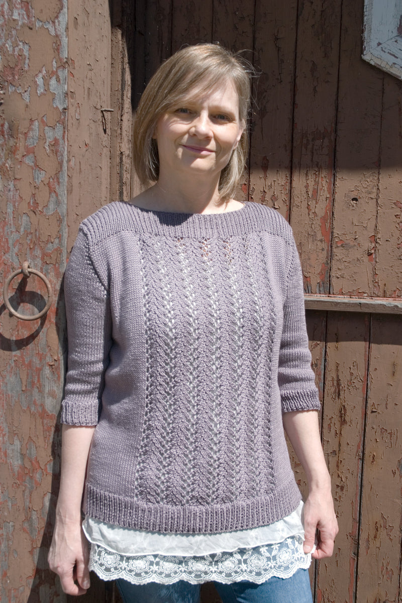 Ana Lyn Pullover Knitting Pattern – Kelene Kinnersly Designs