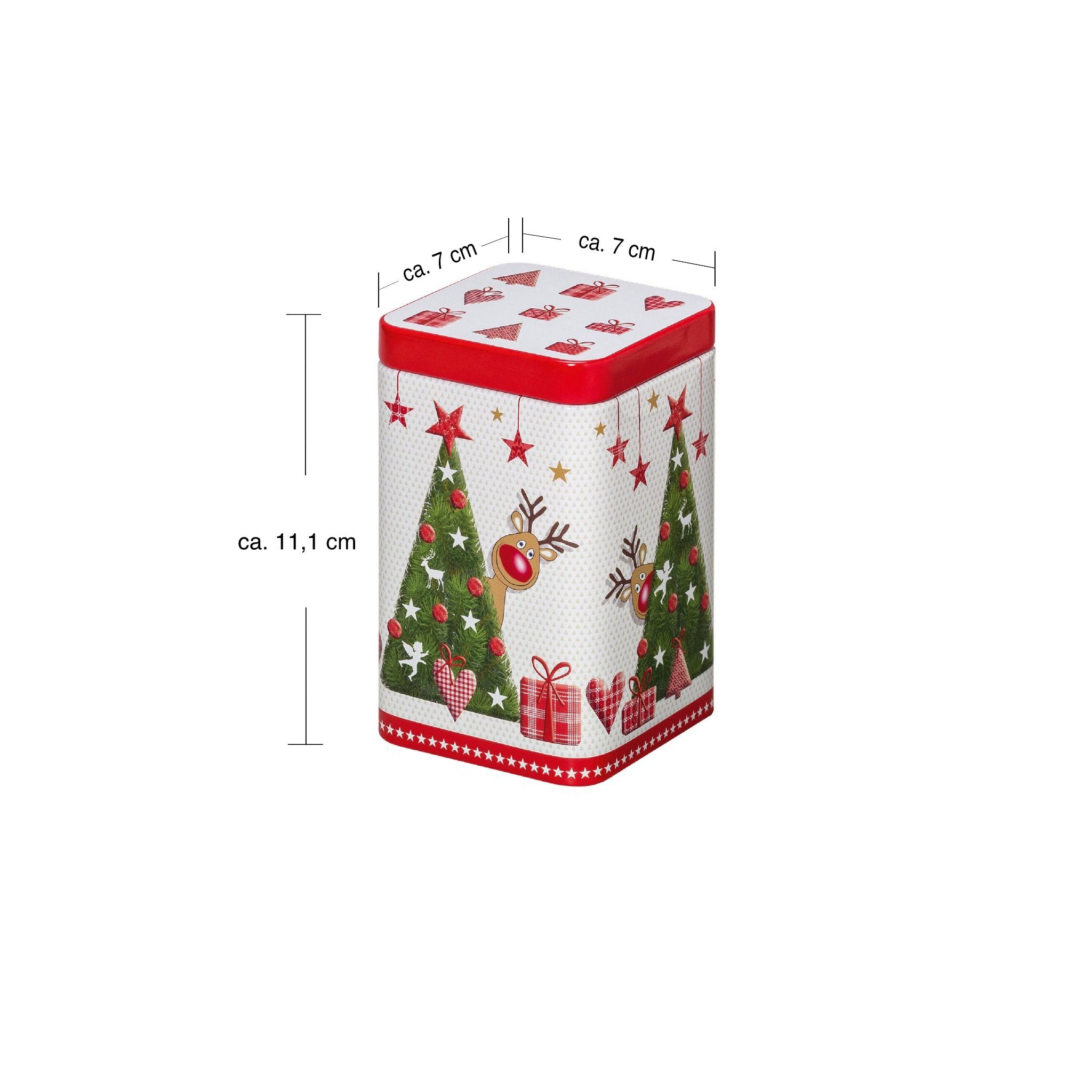 Thee als kerstcadeau kopen? dit voorraadblikje met kerstprint – Earl Orange Tea and Gifts