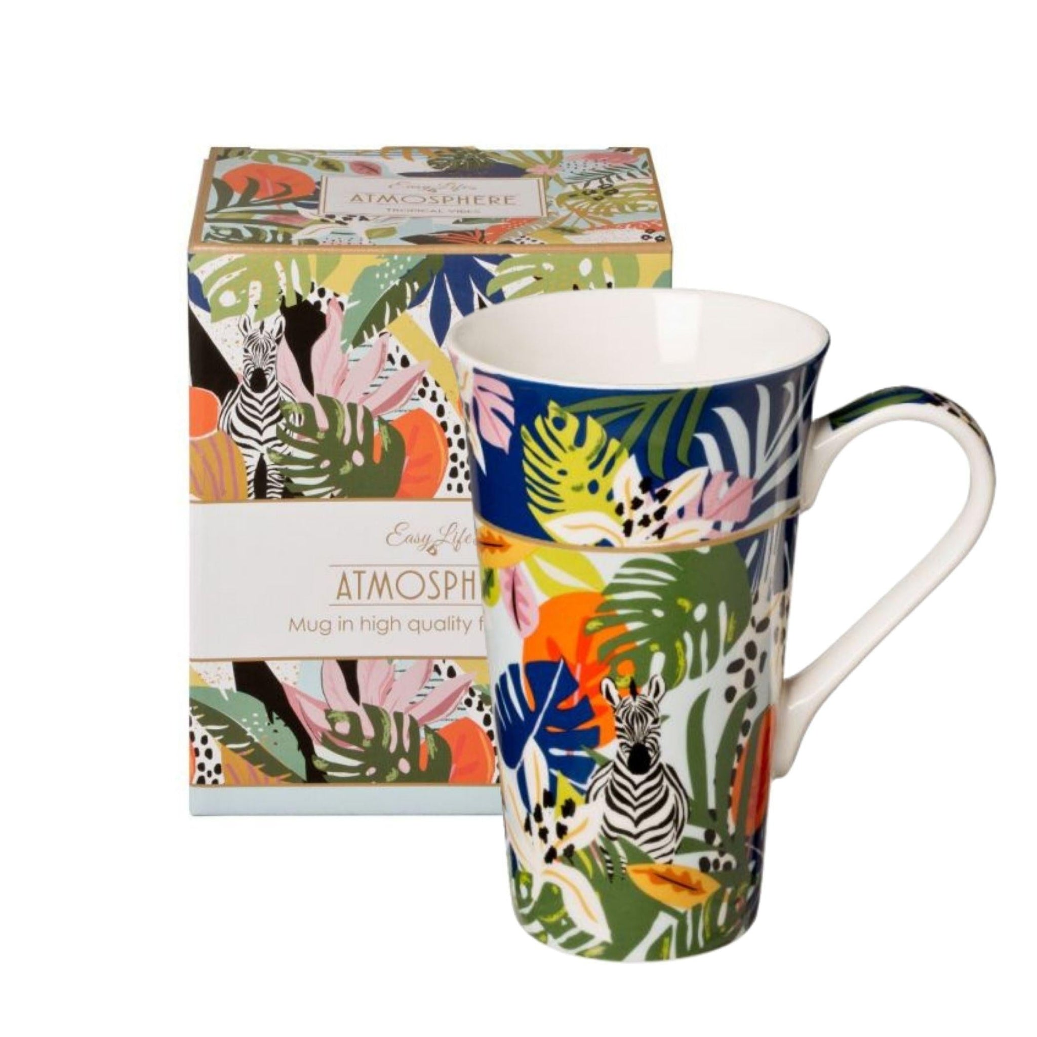 combineren Wees tevreden Arrangement XXL mok in giftbox kopen? Tropical Vibes mok in vrolijke kleuren – Earl  Orange Tea and Gifts