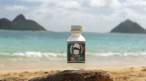 Lanikai Premium Beard Oil by The Beard Baron on Lanikai Beach Oahu HI