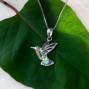 Abalone Hummingbird Necklace - Nance Galleries