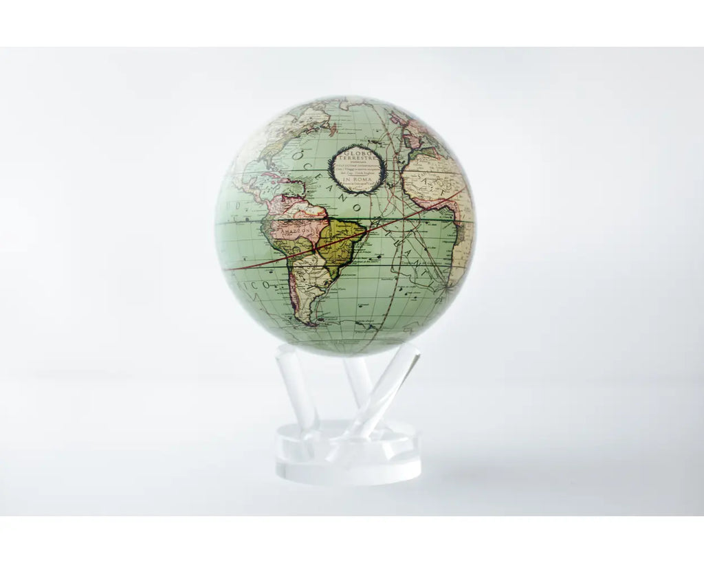 MOVA Globe Silver/Black with stand – Nance Galleries