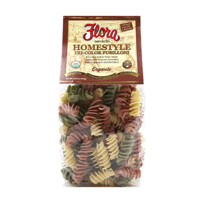 HOMESTYLE PASTA SPRINGS - FUSILLONI TRICOLOR ORGANIC