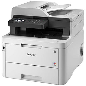 Brother MFC-L3770CDW Compact Wireless Digital Color All-in-One Printer with NFC, 3.7” Color Touchscreen, Automatic Document Feeder, Wireless and Duplex Printing and Scanning