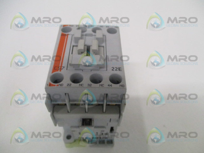 SPRECHER+SCHUH CS7-22E CONTROL RELAY 110/120V *USED*