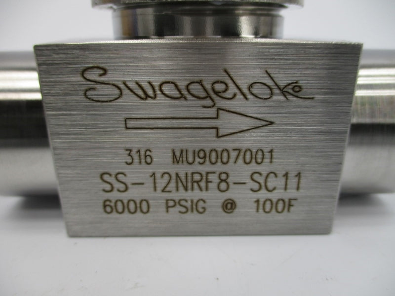 SWAGELOK SS-12NRF8-SC11 6000PSI NSMP – MRO Global Solutions