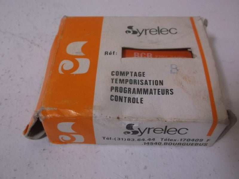 SYRELEC TAR RELAY 220V