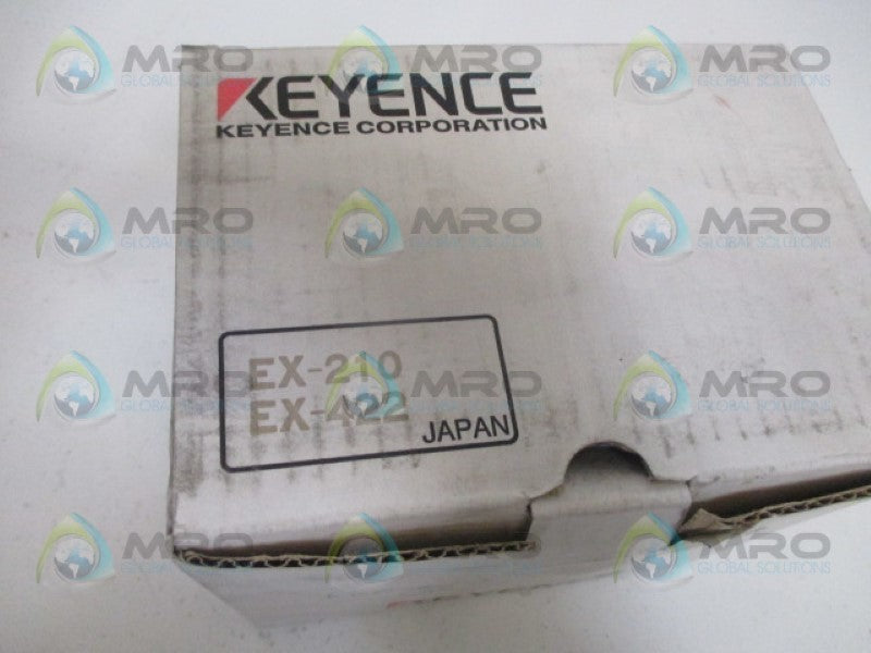 KEYENCE EX-210 EX-422 SENSOR/POWER SUPPLY *NEW IN BOX* – MRO