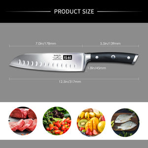 The Santoku knife is a versatile kitchen tool
