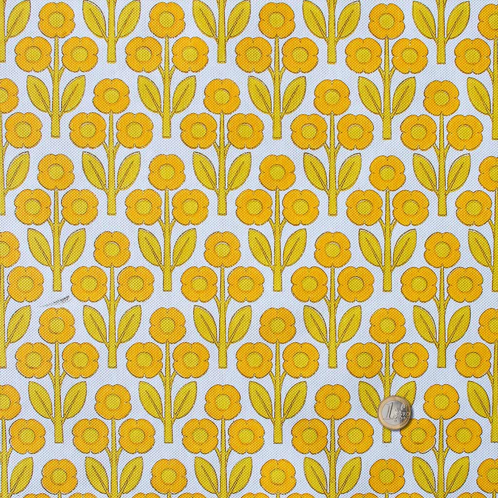 Original 70er Jahre Tapete Sonnenblume Gelb Maplepaper Papier Und Design