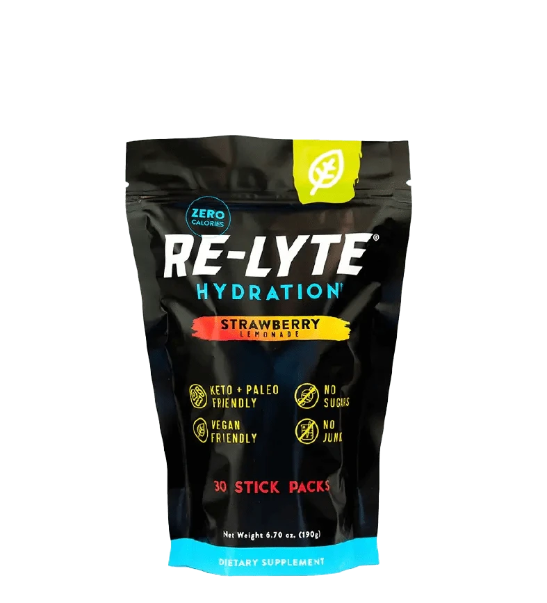 Buy Redmond Re-Lyte Hydration Stick Packs (30 ct.) Strawberry Lemonade at LiveHelfi