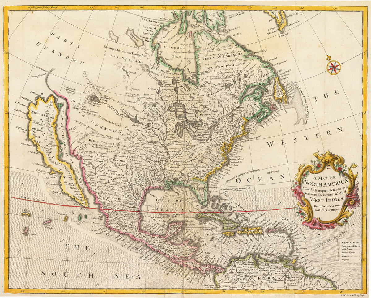 a-map-of-north-america-with-the-european-settlements-by-seale-1733